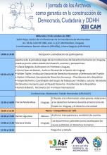 Programa de la primera reunion de derechos humanos 